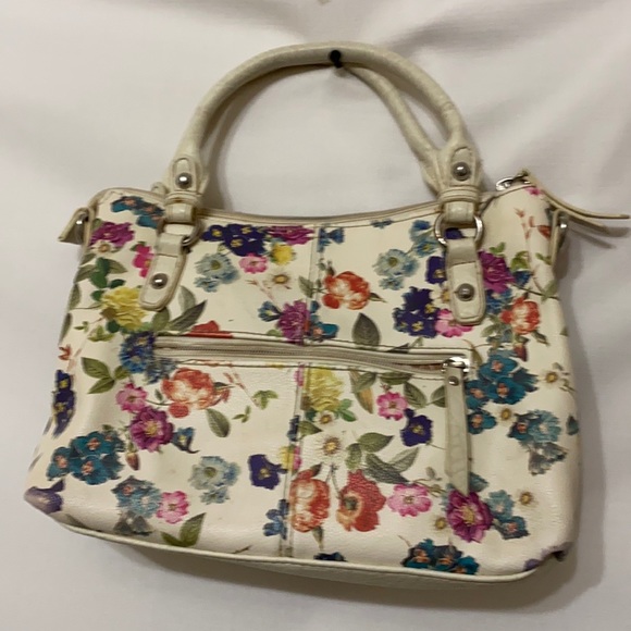 Jessica Simpson floral purse. Great for spring and summer. 12”x8”x3.5” - Picture 5 of 15